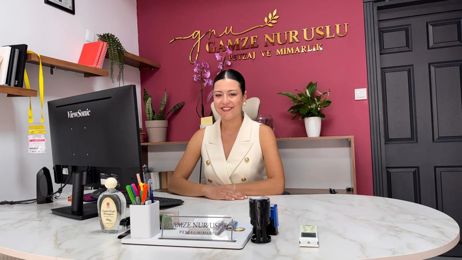 Genç peyzaj mimarı Gamze Nur Uslu kendi ofisini açtı