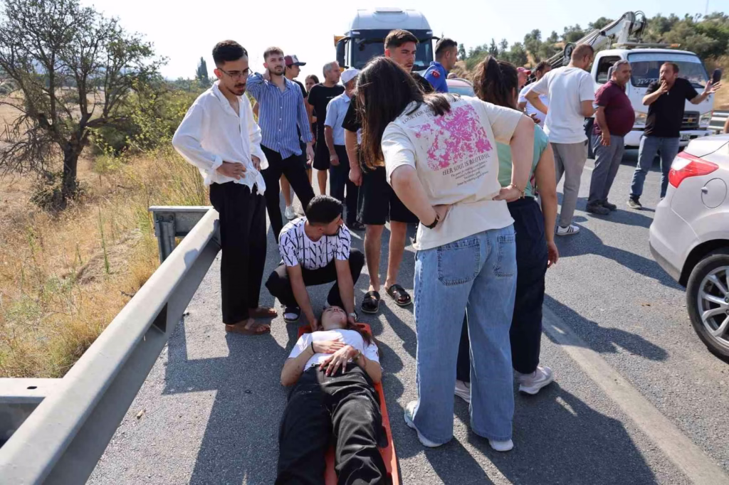 Aydın-Muğla kara yolunda can pazarı: Baba kız için seferber oldular 3 aydin mugla kara yolunda can pazari cac352581a7f