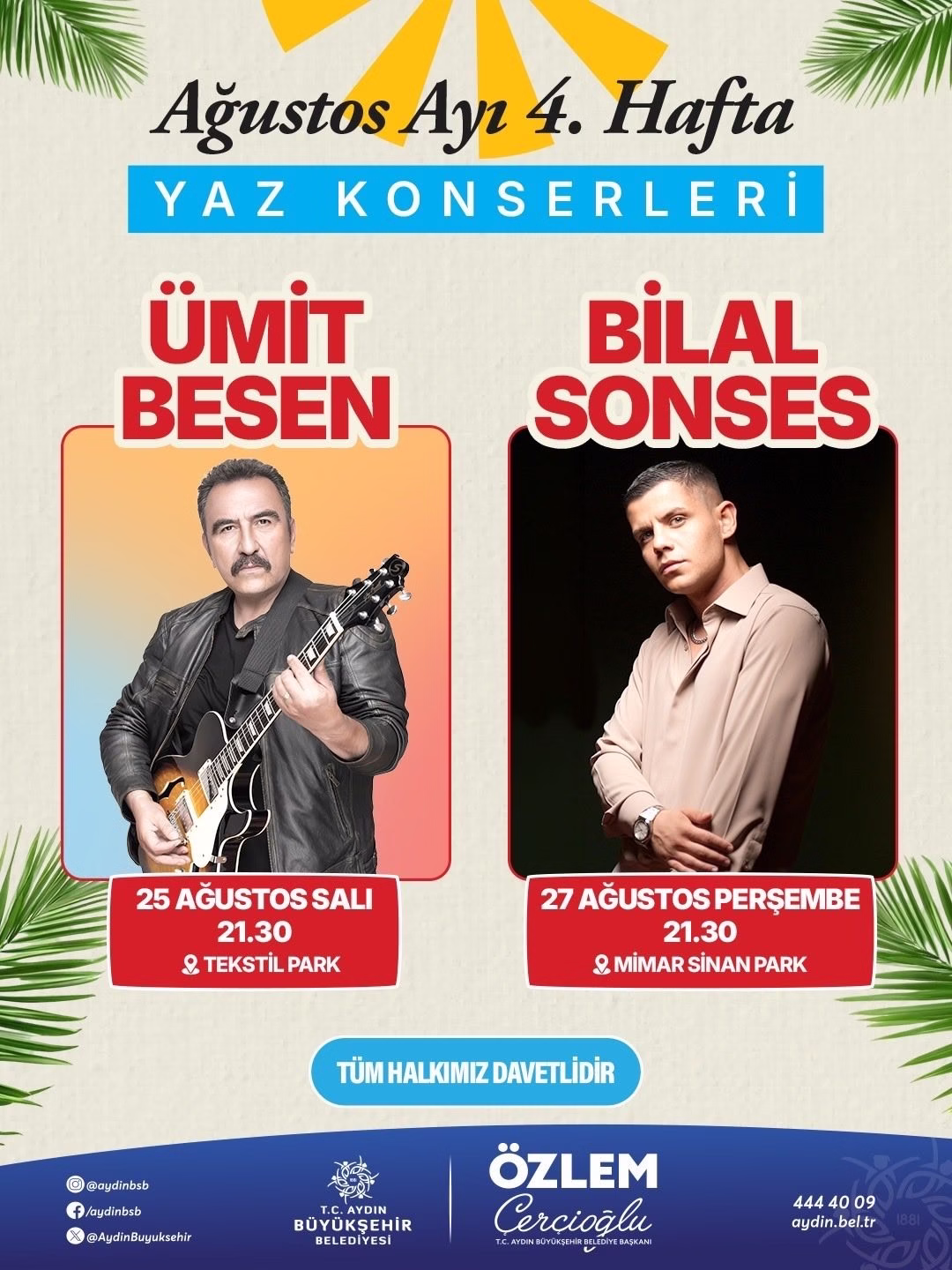 Aydın’da yaz konserleri coşkusu devam ediyor 8 Aydın’da yaz konserleri coşkusu devam ediyor