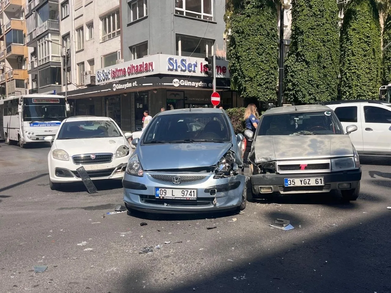 Aydın’da zincirleme trafik kazası