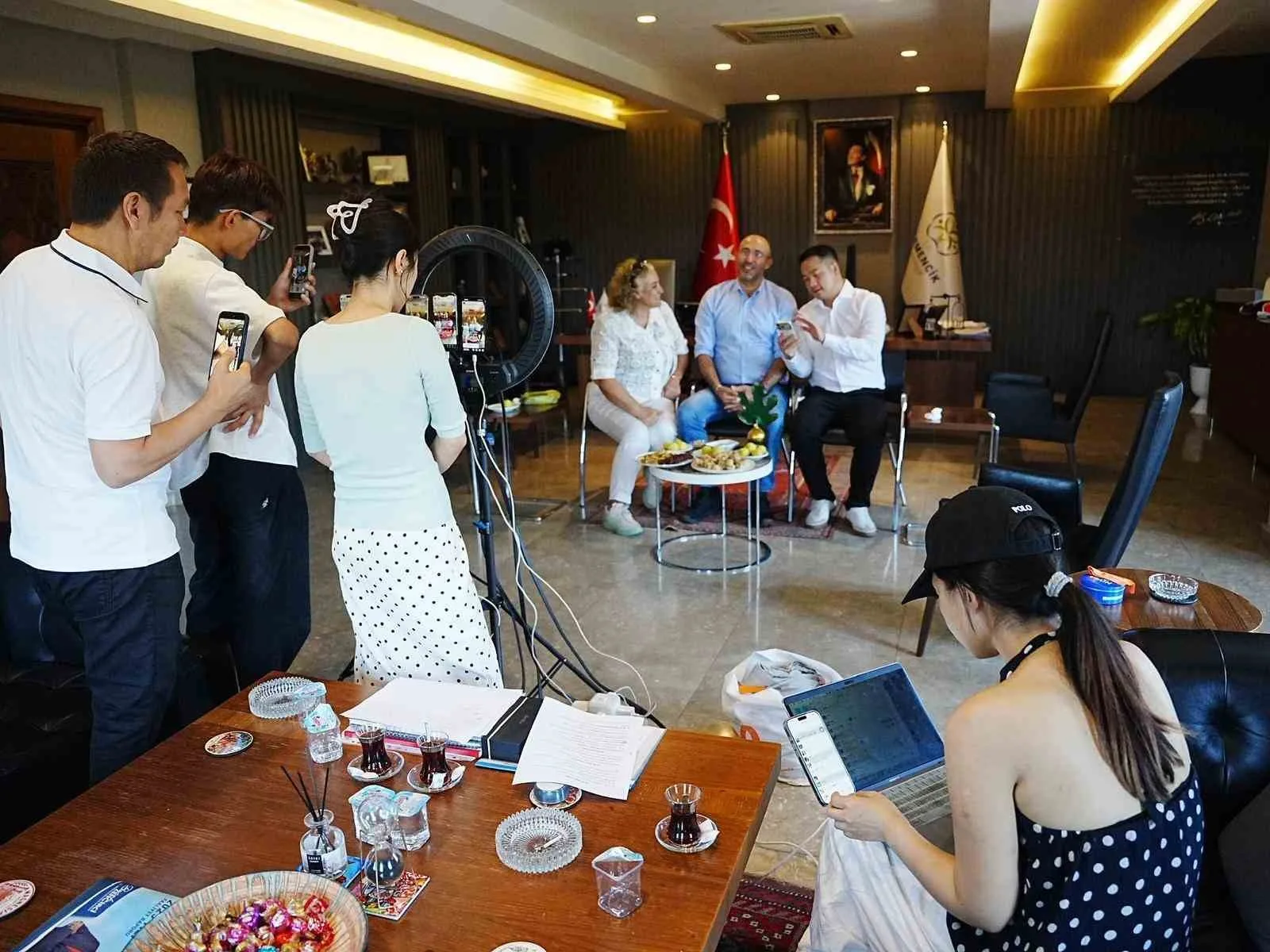 Başkan Zencirci, Çinli tanıtım elçilerini ağırladı
