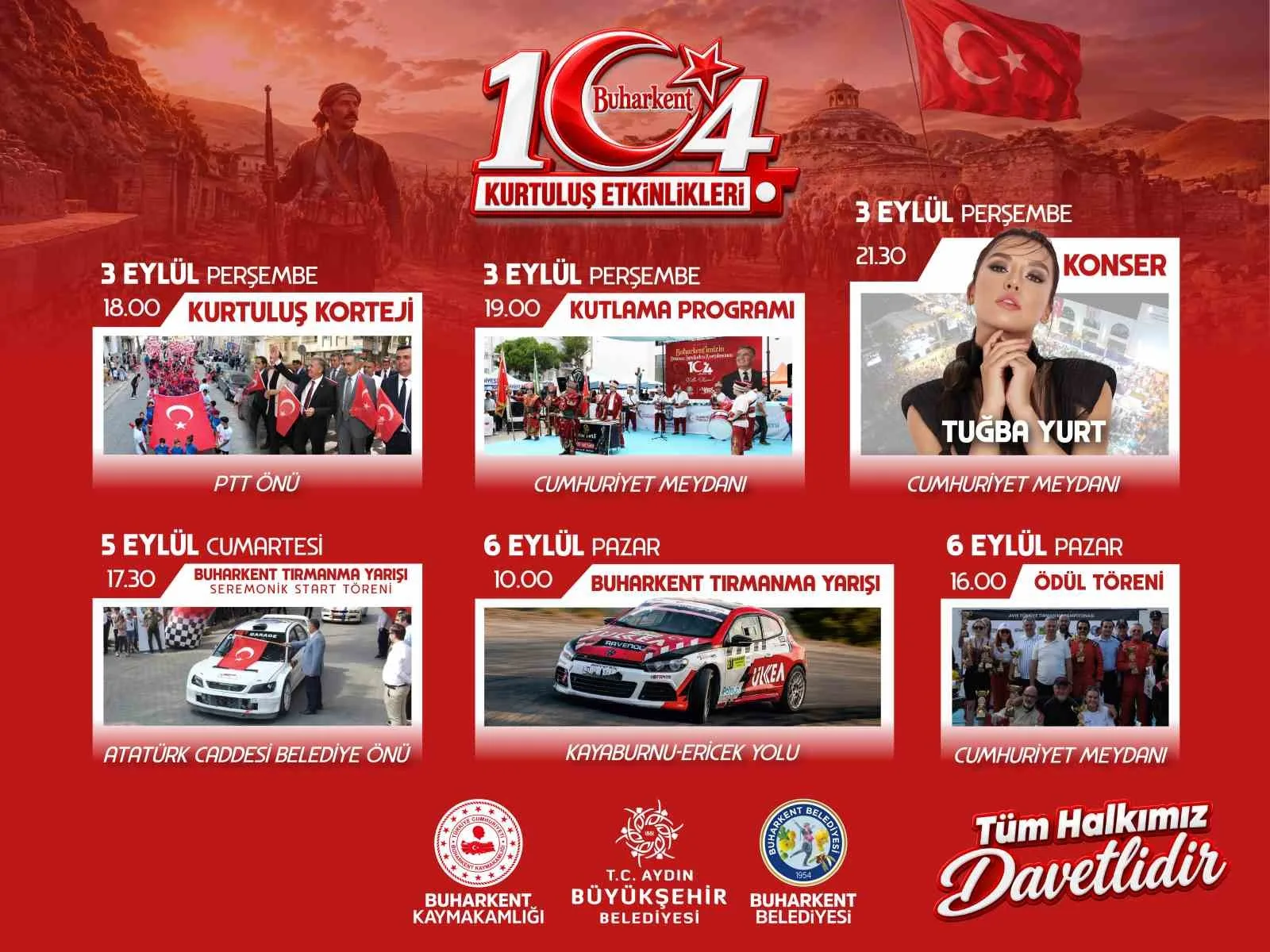 Buharkent’te 104. kurtuluş yıl dönümü coşkusu başlıyor