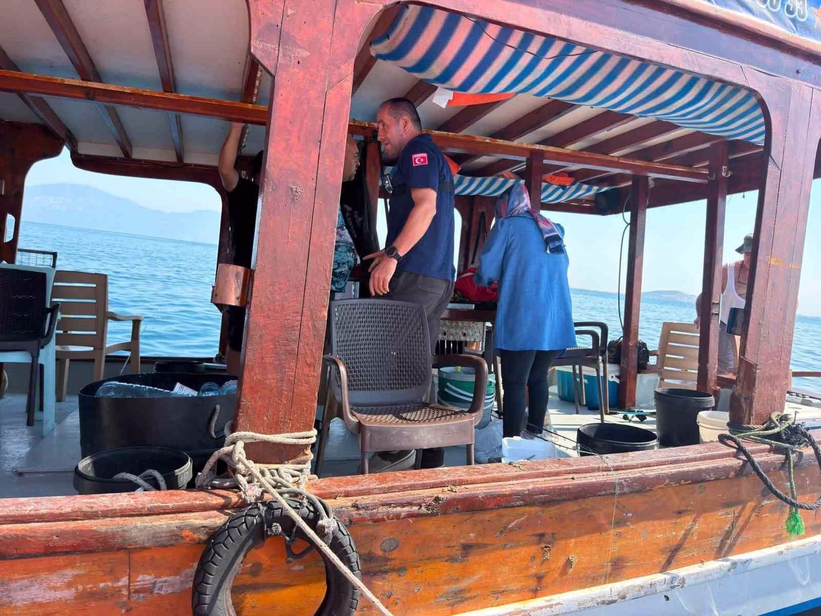 Didim’de denizde su ürünleri denetimi yapıldı