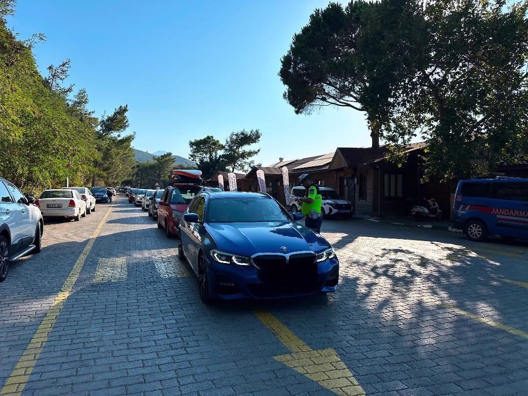 Güzelçamlı’da jandarmadan sürücülere alkol denetimi