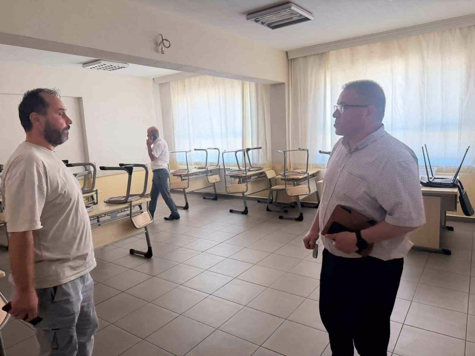 Karacasu’da okullar yeni eğitim yılına hazırlanıyor