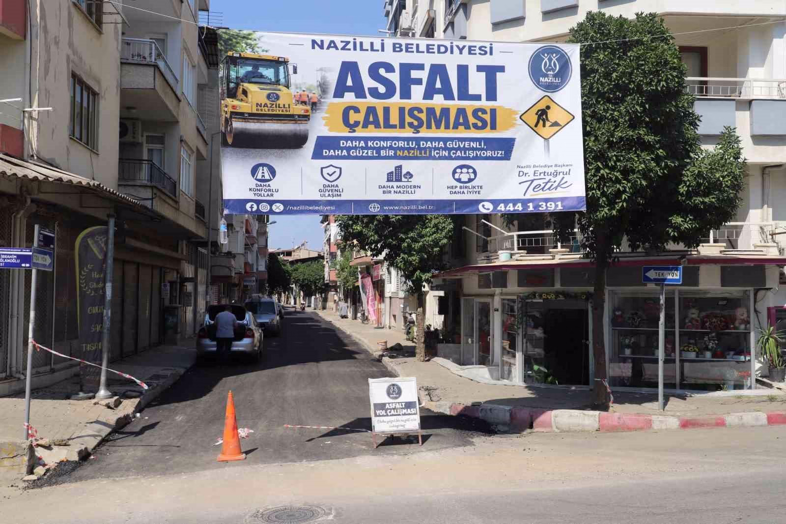 nazilli belediyesi ilcedeki yol calismalarini surduruyor 89b8057bddf6
