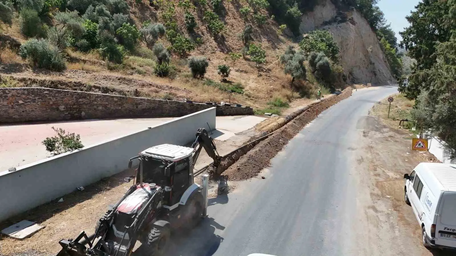 Sultanhisar’ın kaynak suyu hatları yenileniyor
