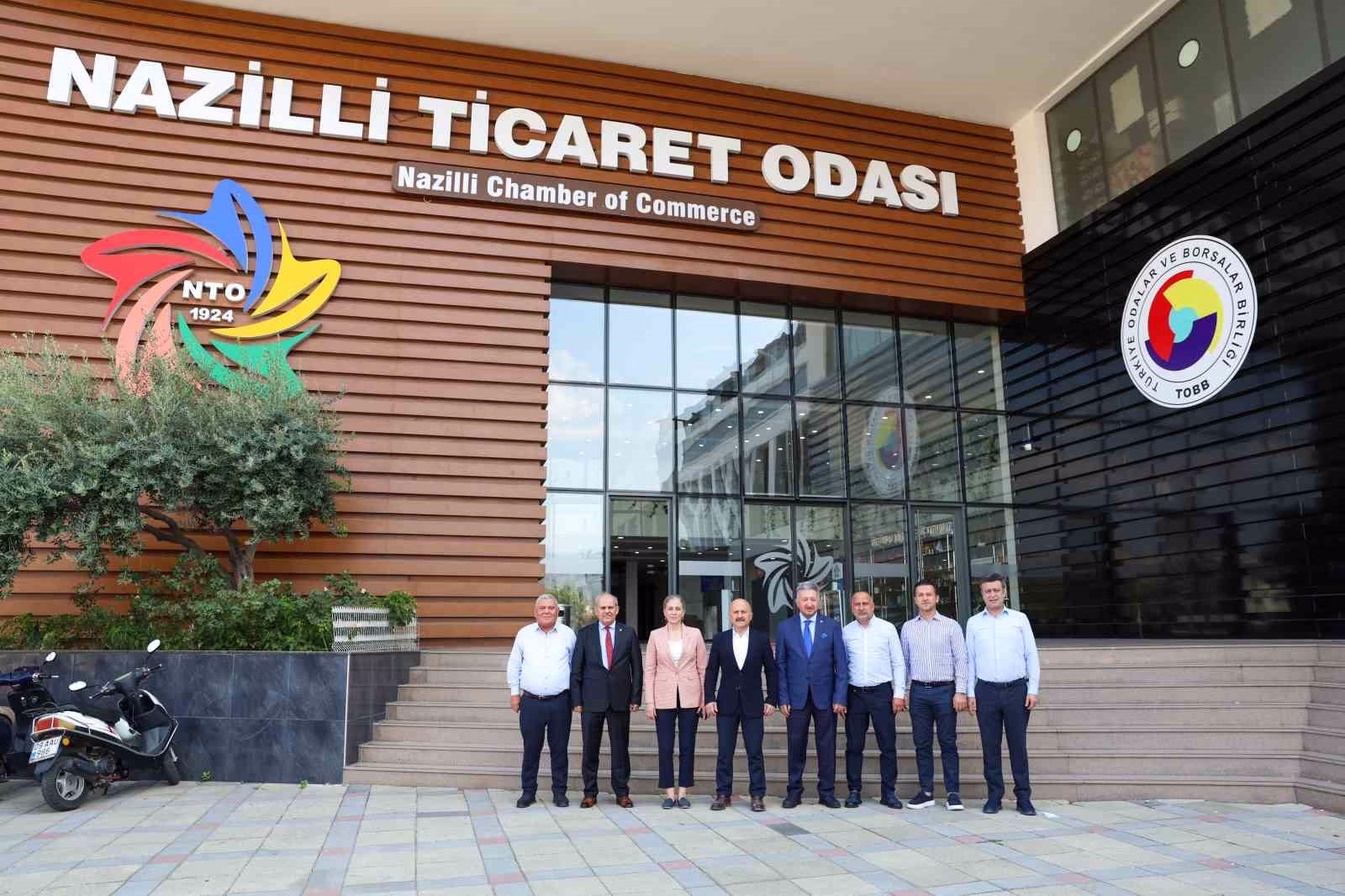 Vali Varol Nazilli Ticaret Odası’na iade-i ziyarette bulundu