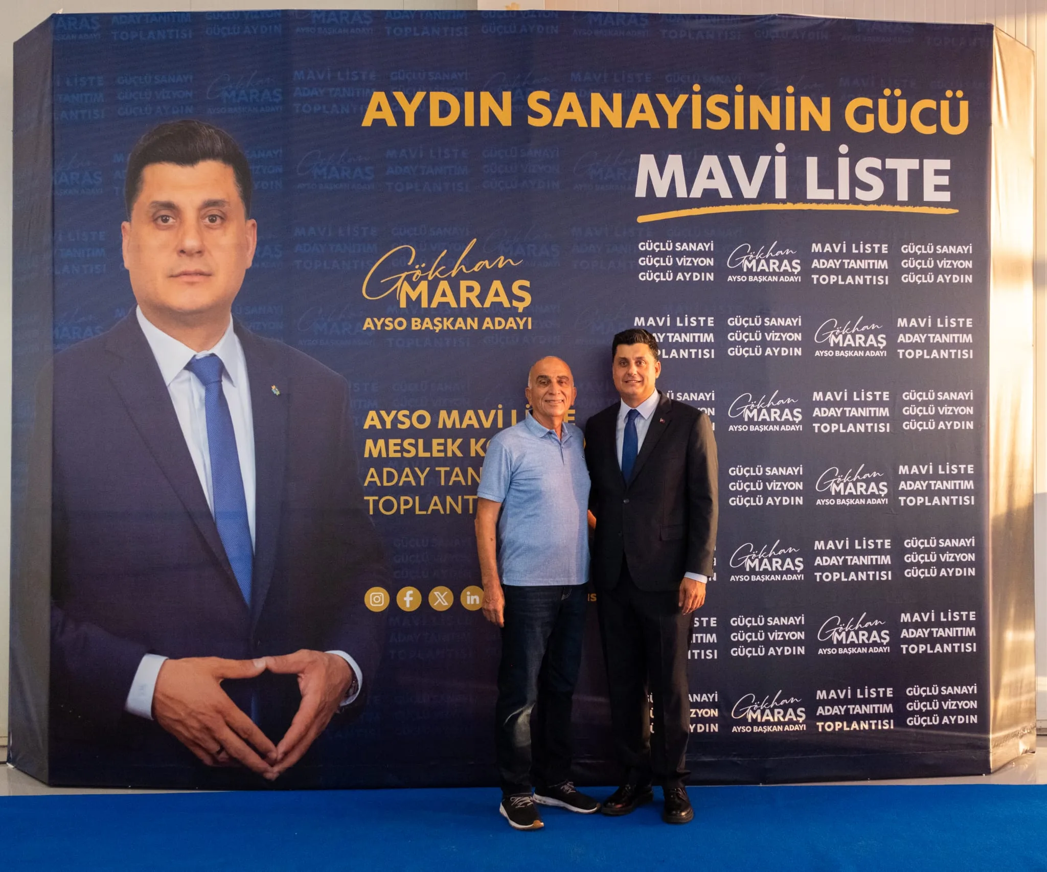 Nazilli’den Mavi Liste’ye dev destek: Başkan Önel, Maraş’ın yanında