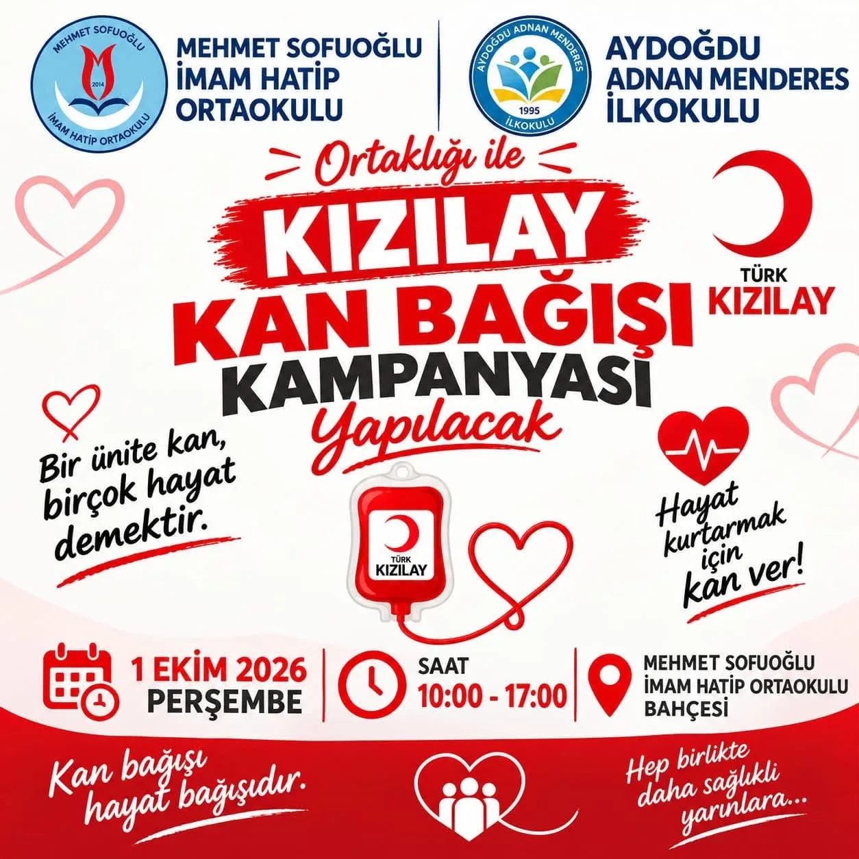 Aydın’da hayat kurtarmak için kan bağışı çağrısı