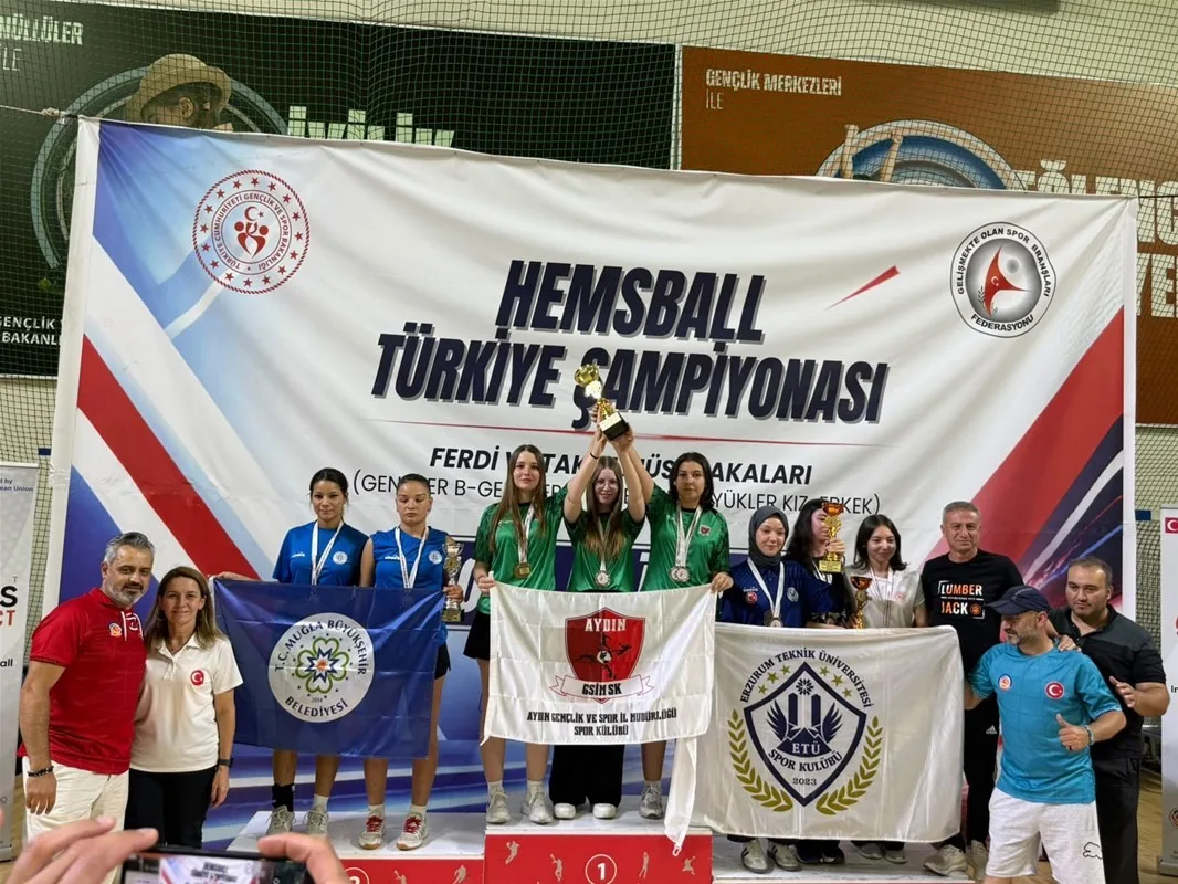 Aydınlı hemsball sporcularından Türkiye Şampiyonası’nda 24 madalya ve 7 kupa