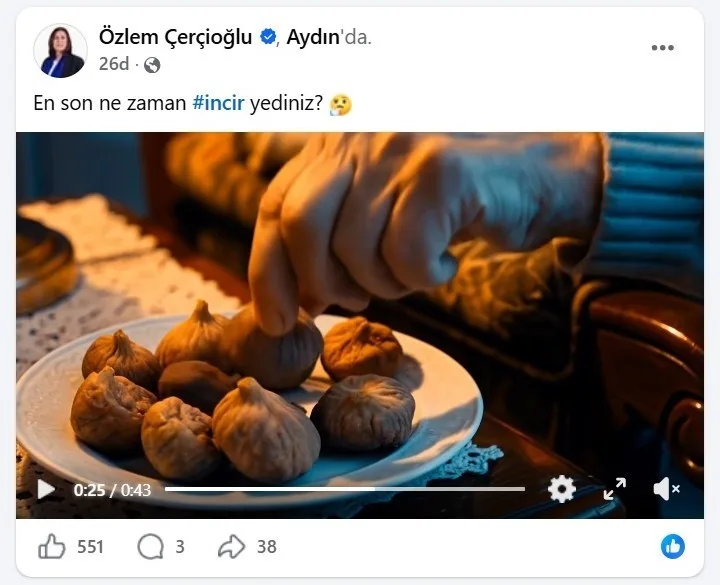 Başkan Çerçioğlu’ndan incir tanıtım filmi