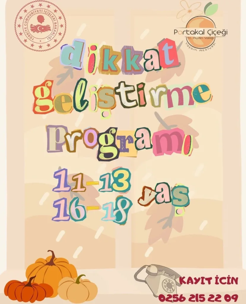 dikkat daginikligi yasayan gencler icin sonbahar programi basliyor 5ca7003dfde1