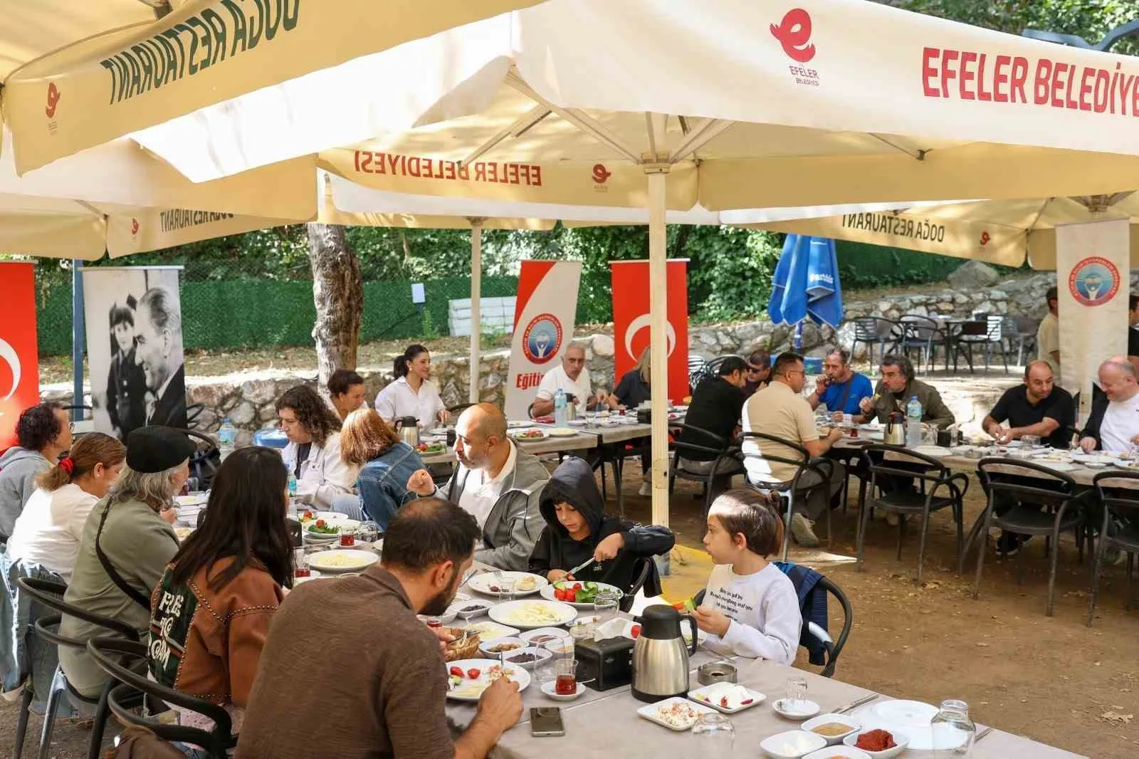 Efeler Belediyesi Doğa Restaurant güne böyle başlamak isteyenlerin adresi oldu