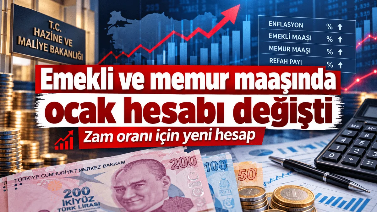 Emekli ve memur maaşında ocak hesabı değişti: Bakan Şimşek’ten zam mesajı
