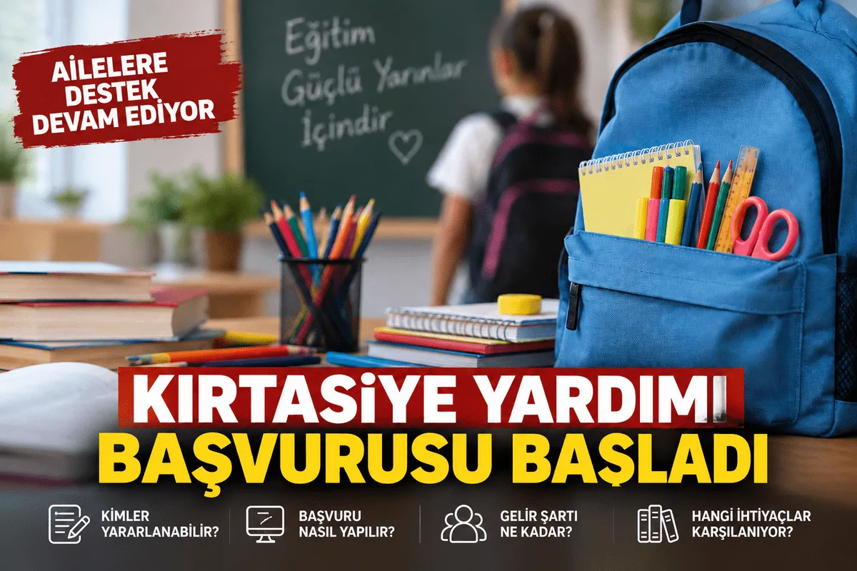 Kırtasiye yardımı başvurusu nasıl yapılır? 2026 şartları belli oldu
