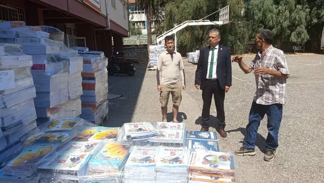nazillide ders kitaplarinin dagitim hazirliklari incelendi cb2ec6ef1515