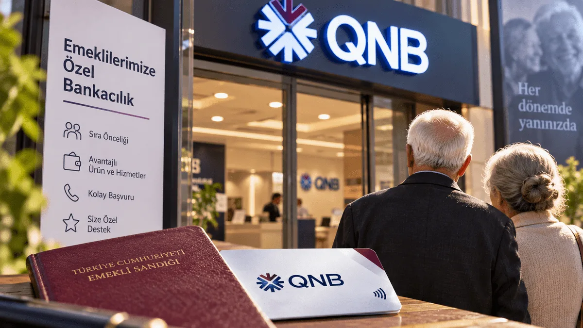 QNB’den emeklilere 20 bin TL’ye kadar nakit promosyon
