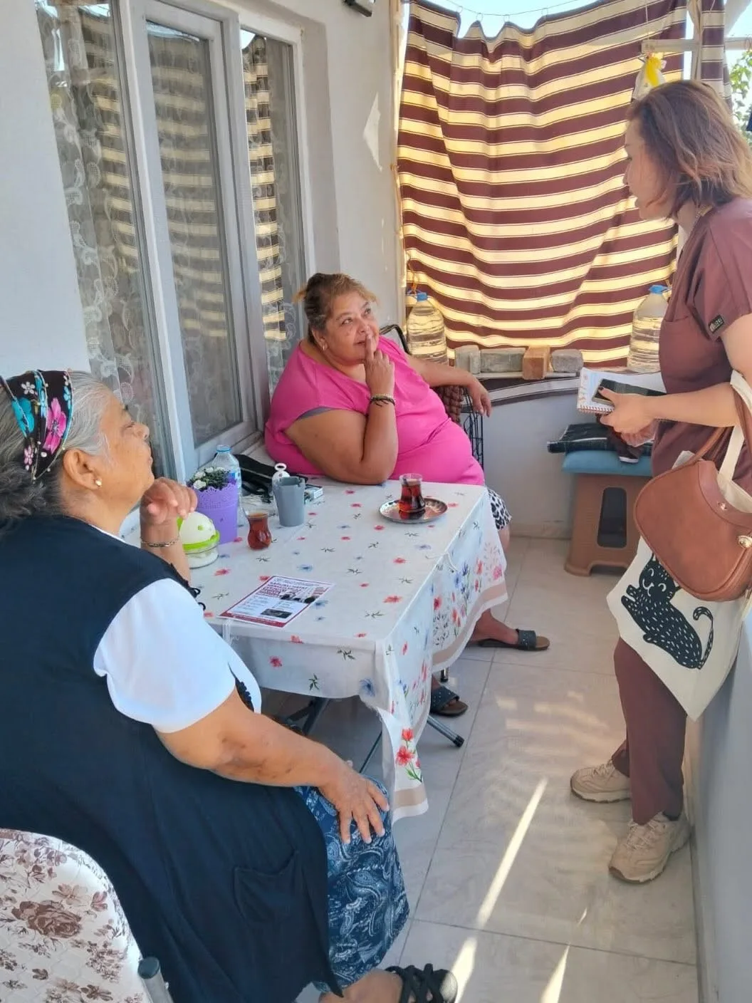 Roman vatandaşlara KADES ve sosyal destekler anlatıldı