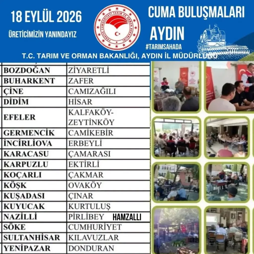 tarim ekipleri aydinin 17 ilcesinde ureticilerle bulusacak 2bac95c68257