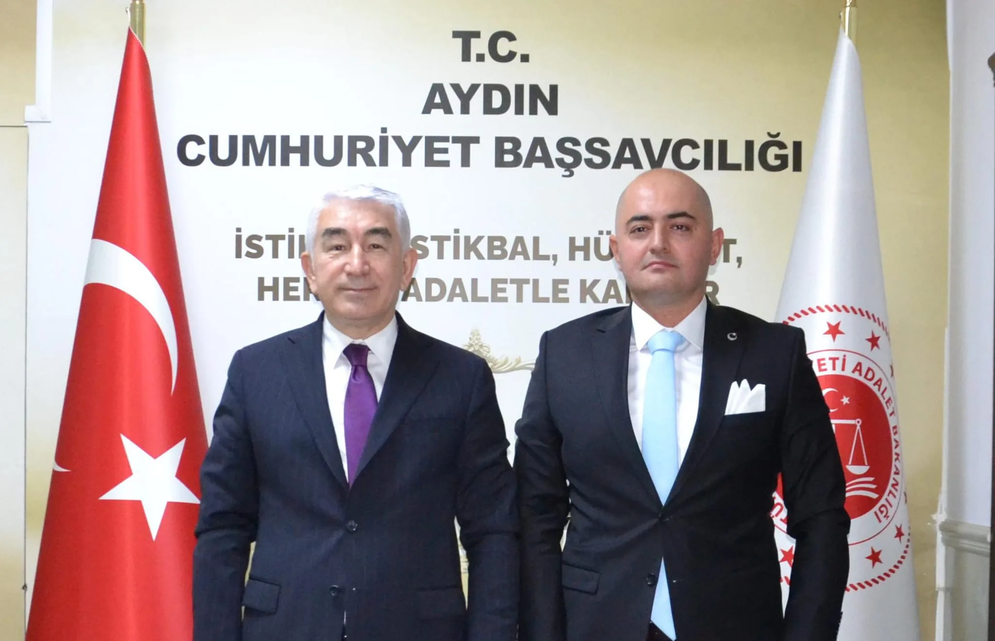 Başsavcı Arısoy hemşehrisi müdür Karaduman’ı ağırladı