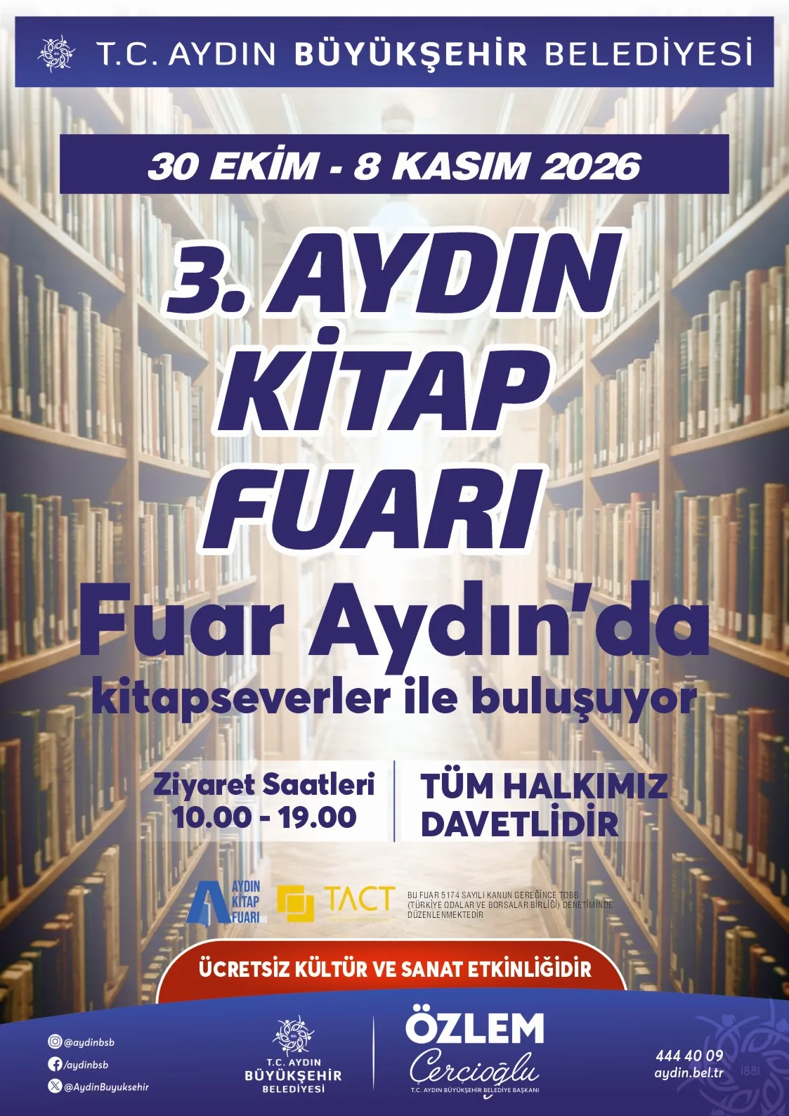 aydin kitap fuari 30 ekimde kapilarini aciyor 3061d54f2143