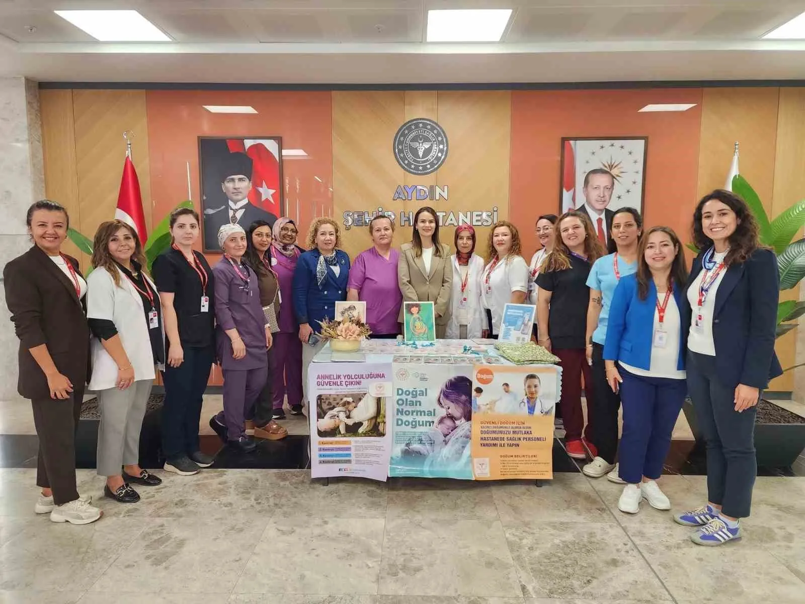 Aydın Şehir Hastanesi’nde anne adayları bilgilendirildi