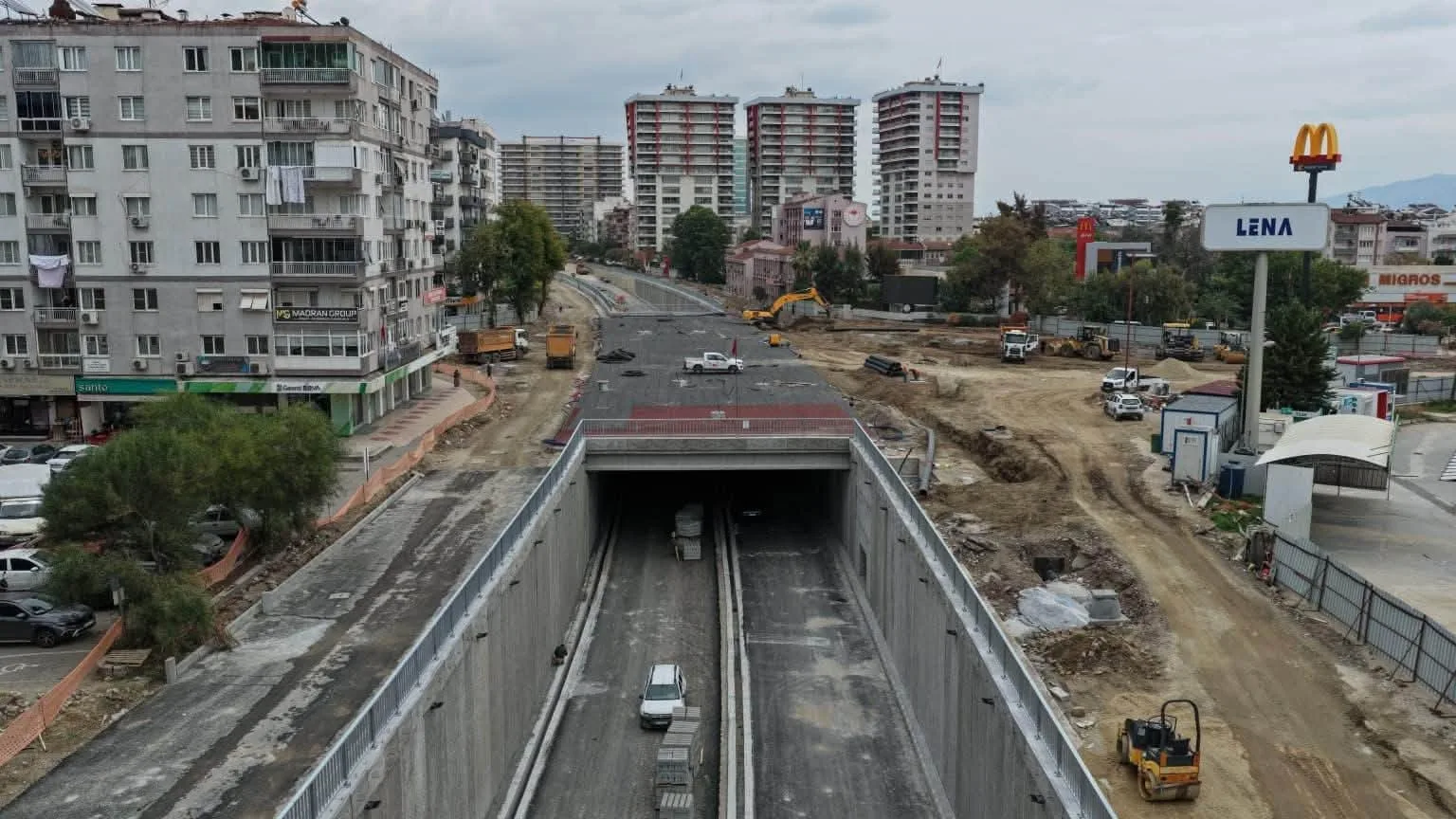 Aydın Yeni Dörtyol Köprülü Kavşağı’nda çalışmalar sürüyor