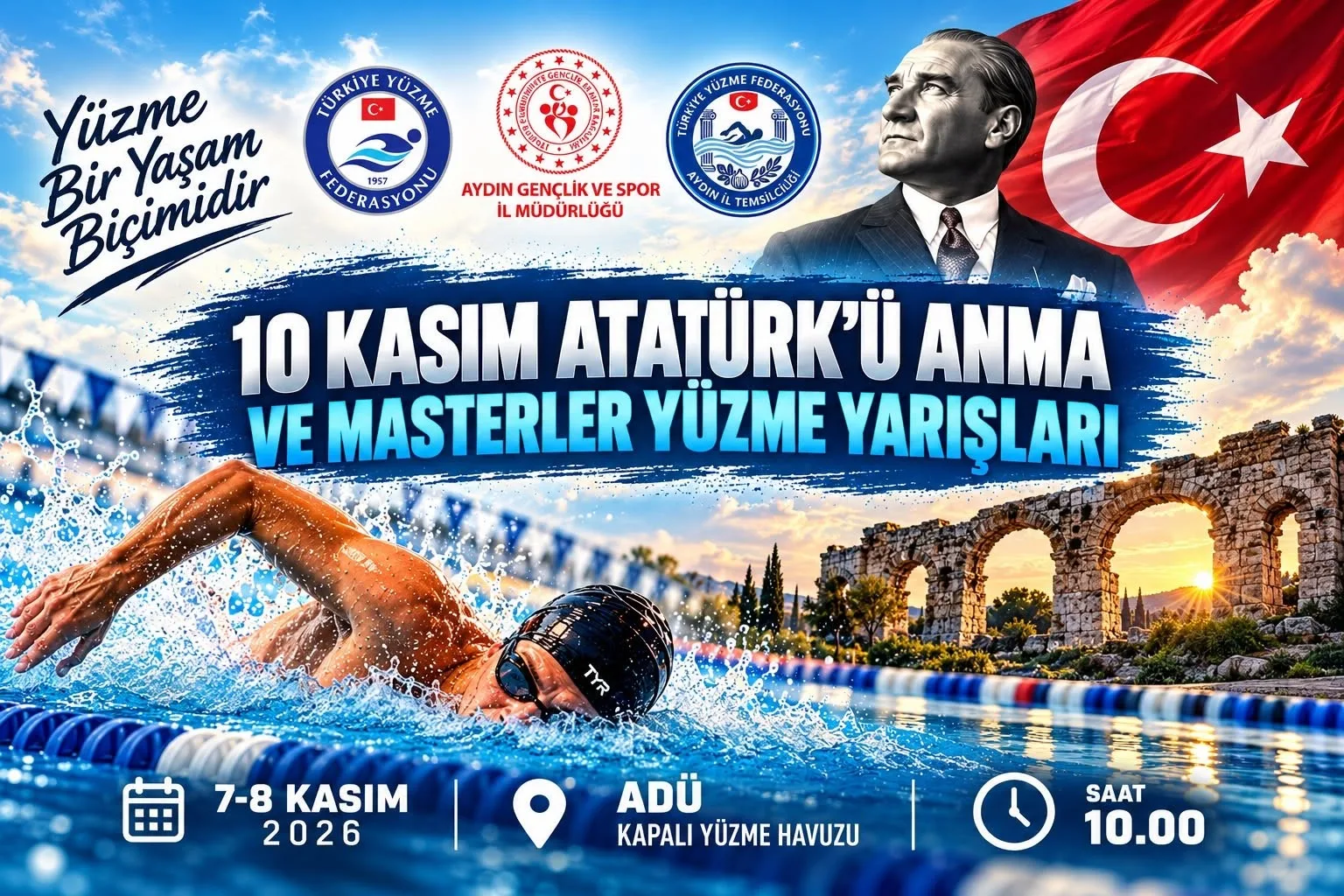 aydinda ataturku anma ve masterler yuzme yarislari duzenlenecek a8a0ffe1591d
