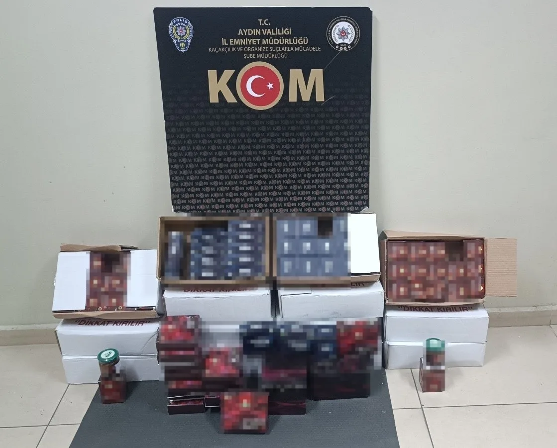 Aydın’da kaçakçılık operasyonu