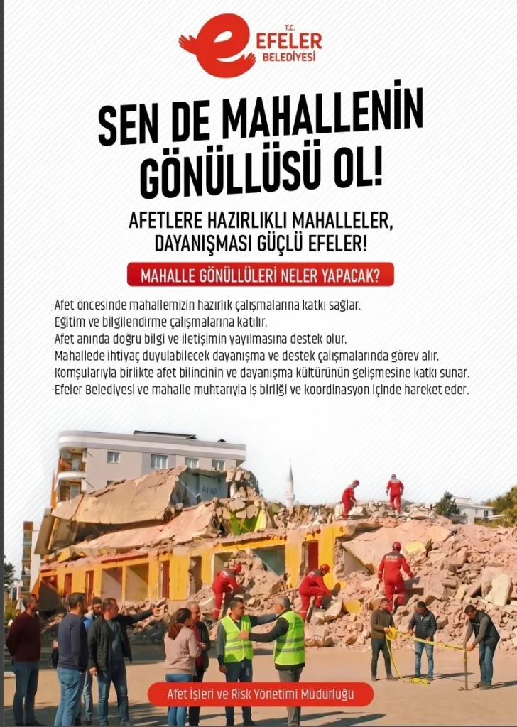 efelerde afet gonullulugu basliyor 572a59371143