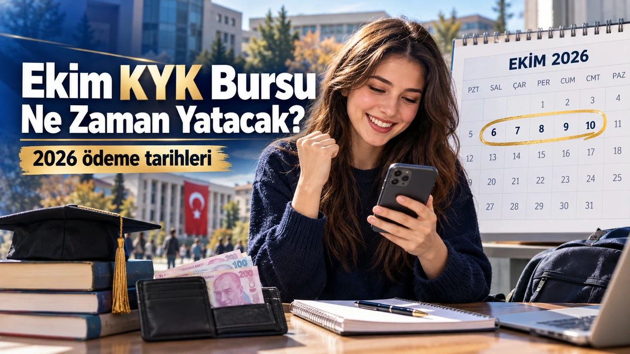 Ekim KYK bursu ne zaman yatacak? 2026 KYK ödeme tarihleri
