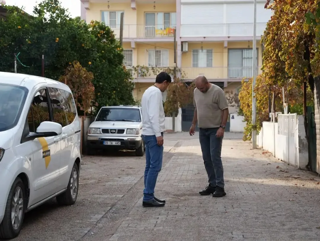 Germencik’te sokaklar yenileniyor