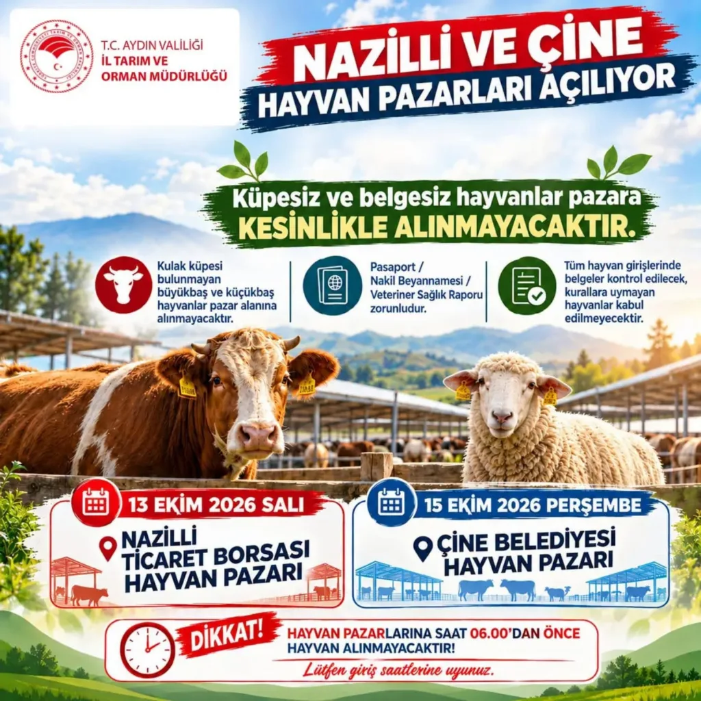 nazilli ve cine hayvan pazarlari yeniden aciliyor e50f979ceabc