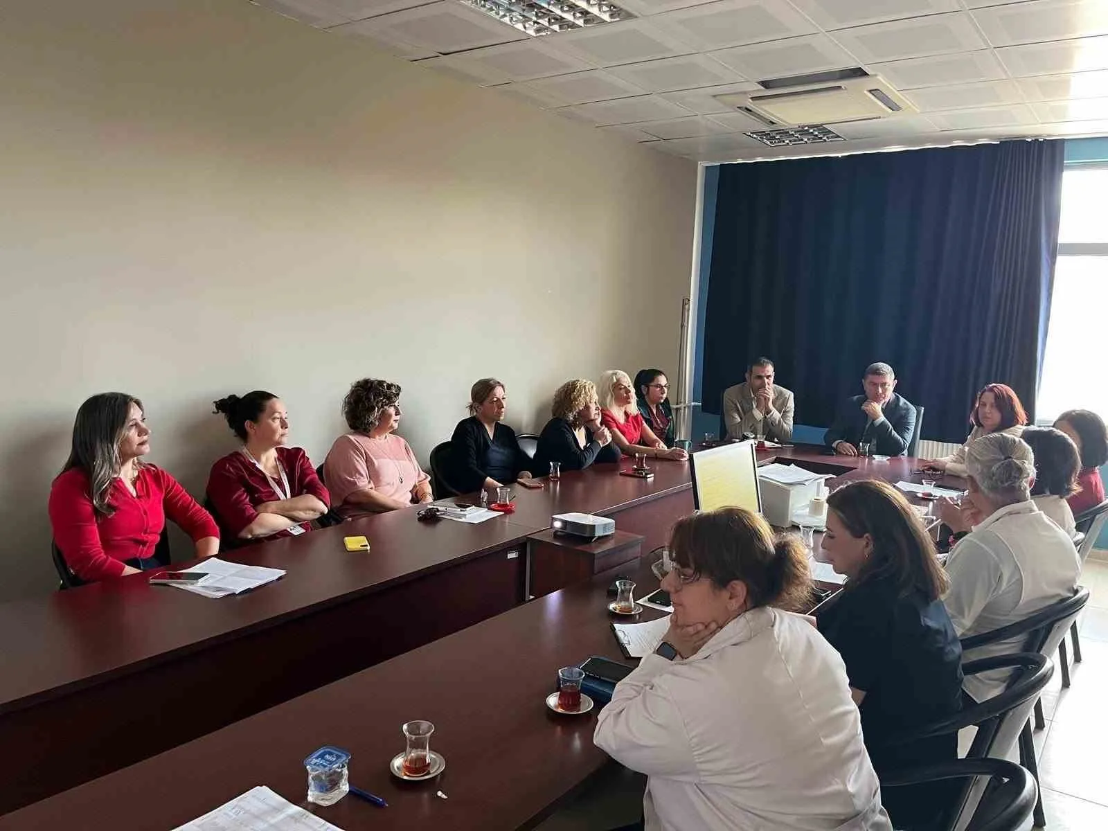 Söke Devlet Hastanesi’nde çalışan sağlığı masaya yatırıldı
