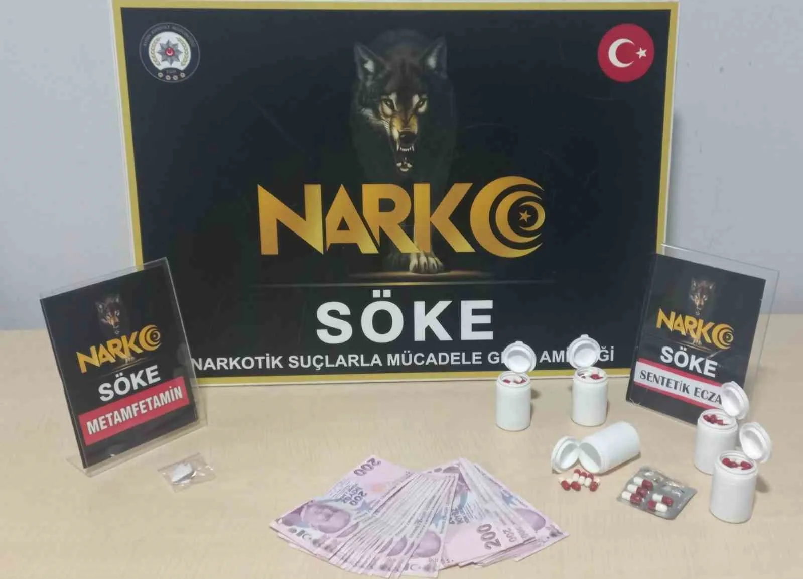 Söke ve Kuşadası’nda uyuşturucu madde ele geçirildi